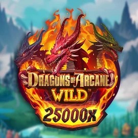 Slots logo of Dragons of Arcane Wild from Foxium at Bol Casino